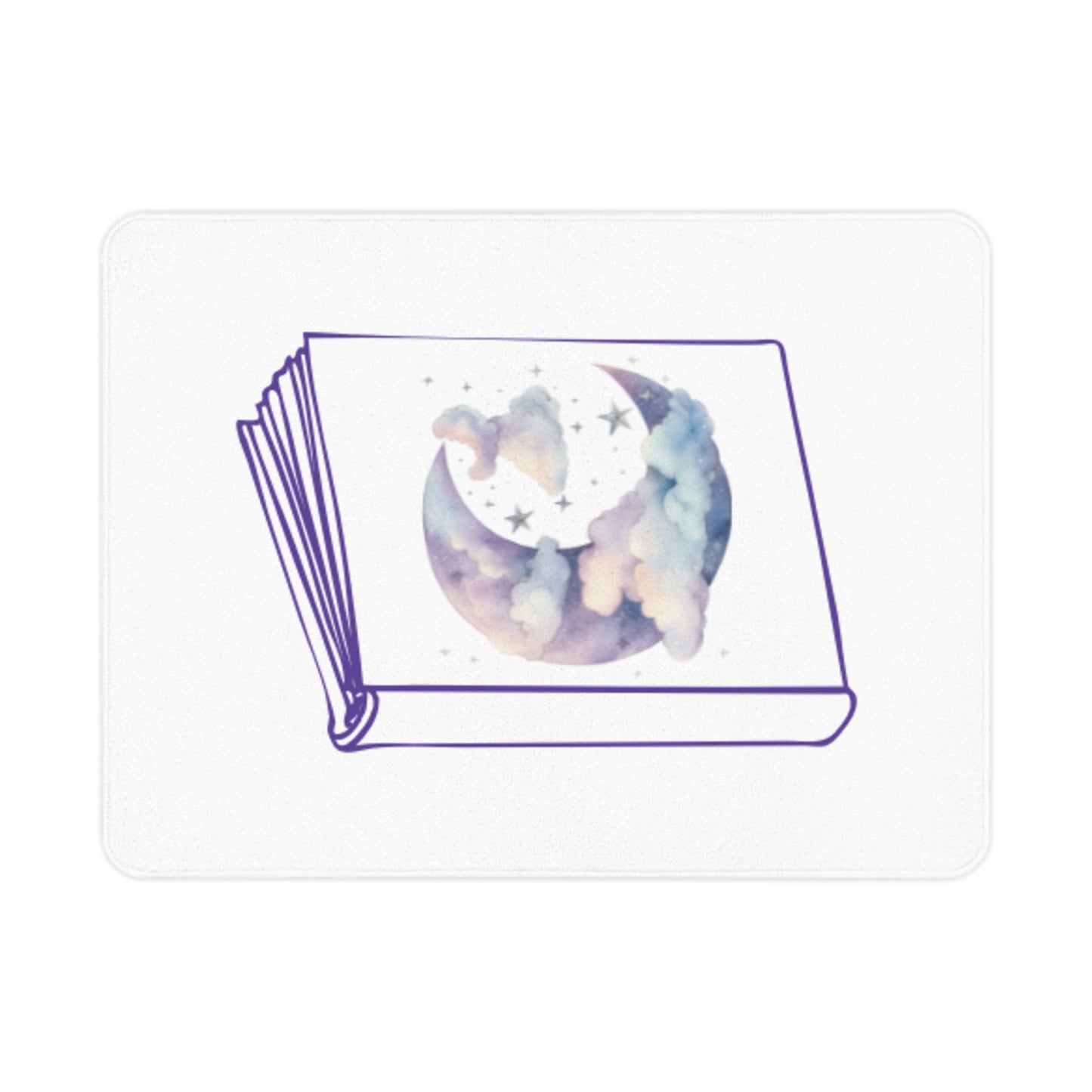 Moon Book Toddler Blanket