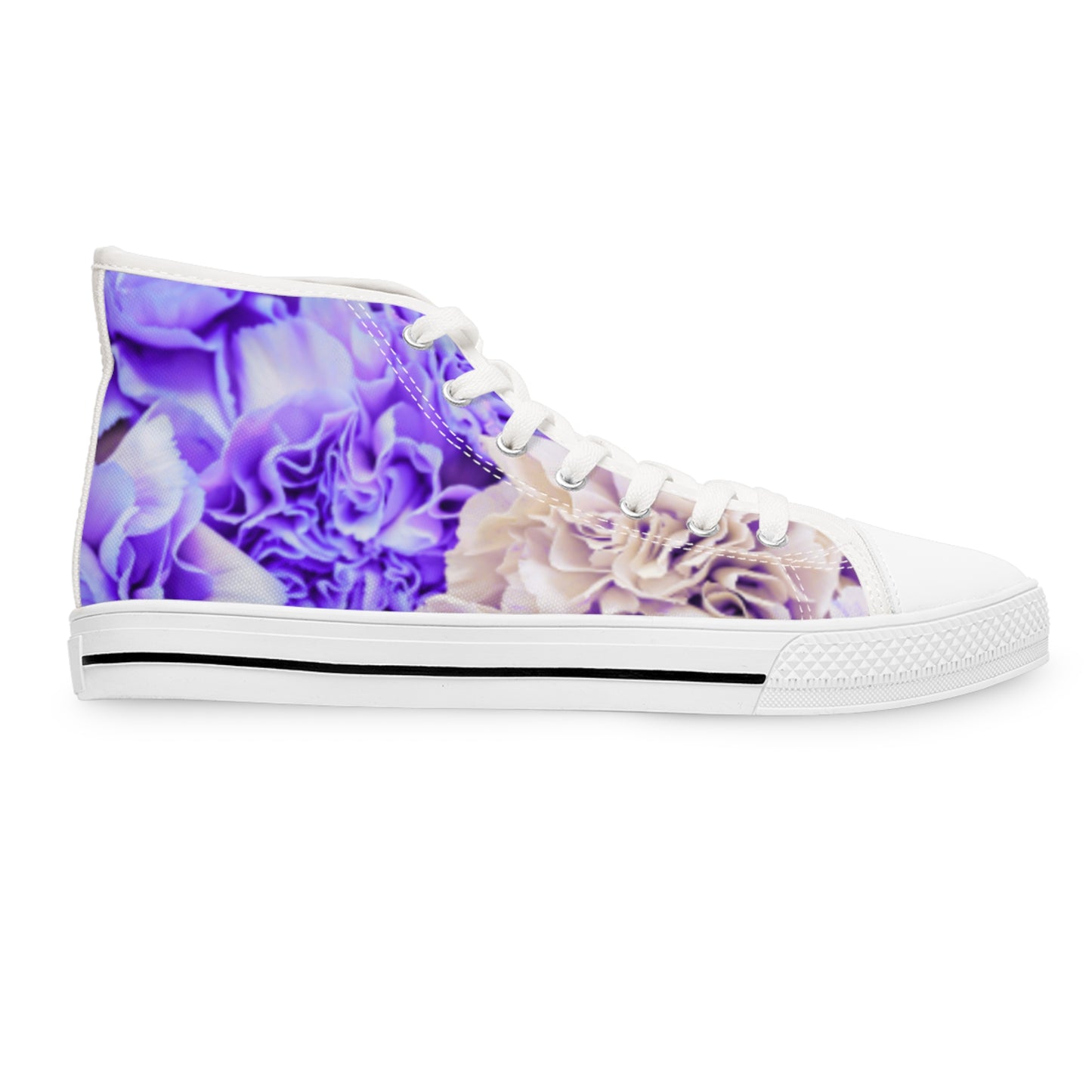 Floral High Top Sneakers for Women - Stylish & Chic