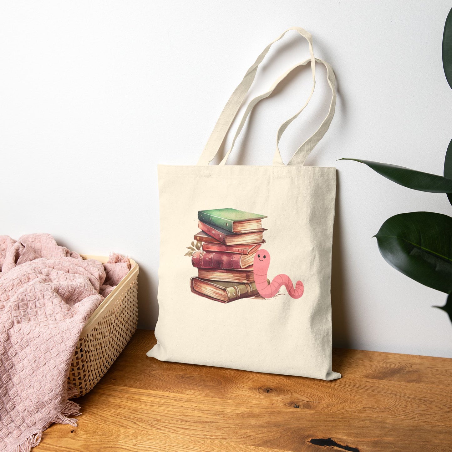 Bookworm Tote Bag