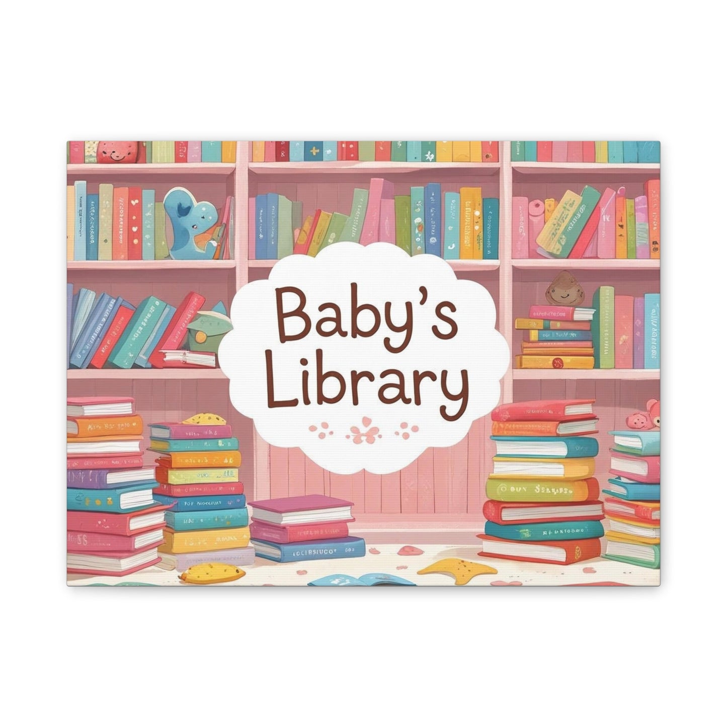 Baby's Library Wall Art