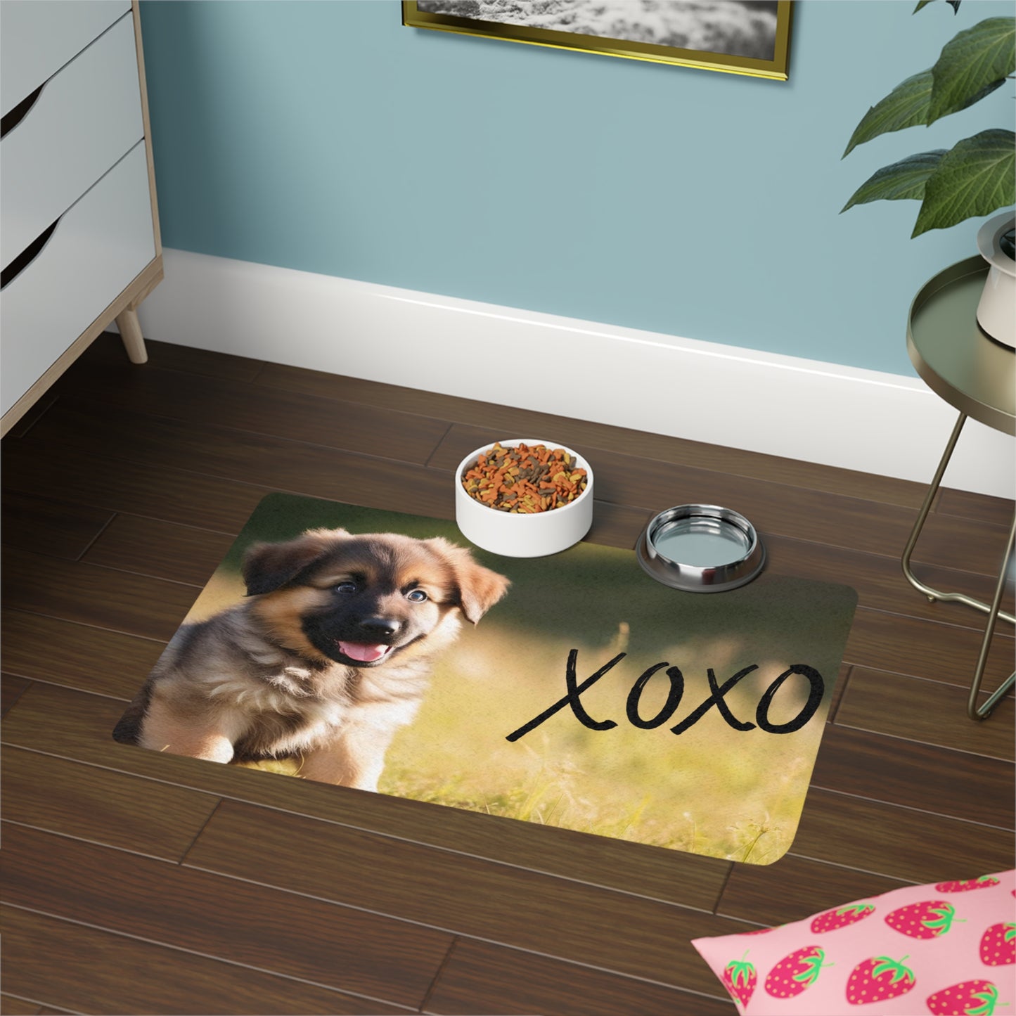 Pet Food Mat German Shepherd