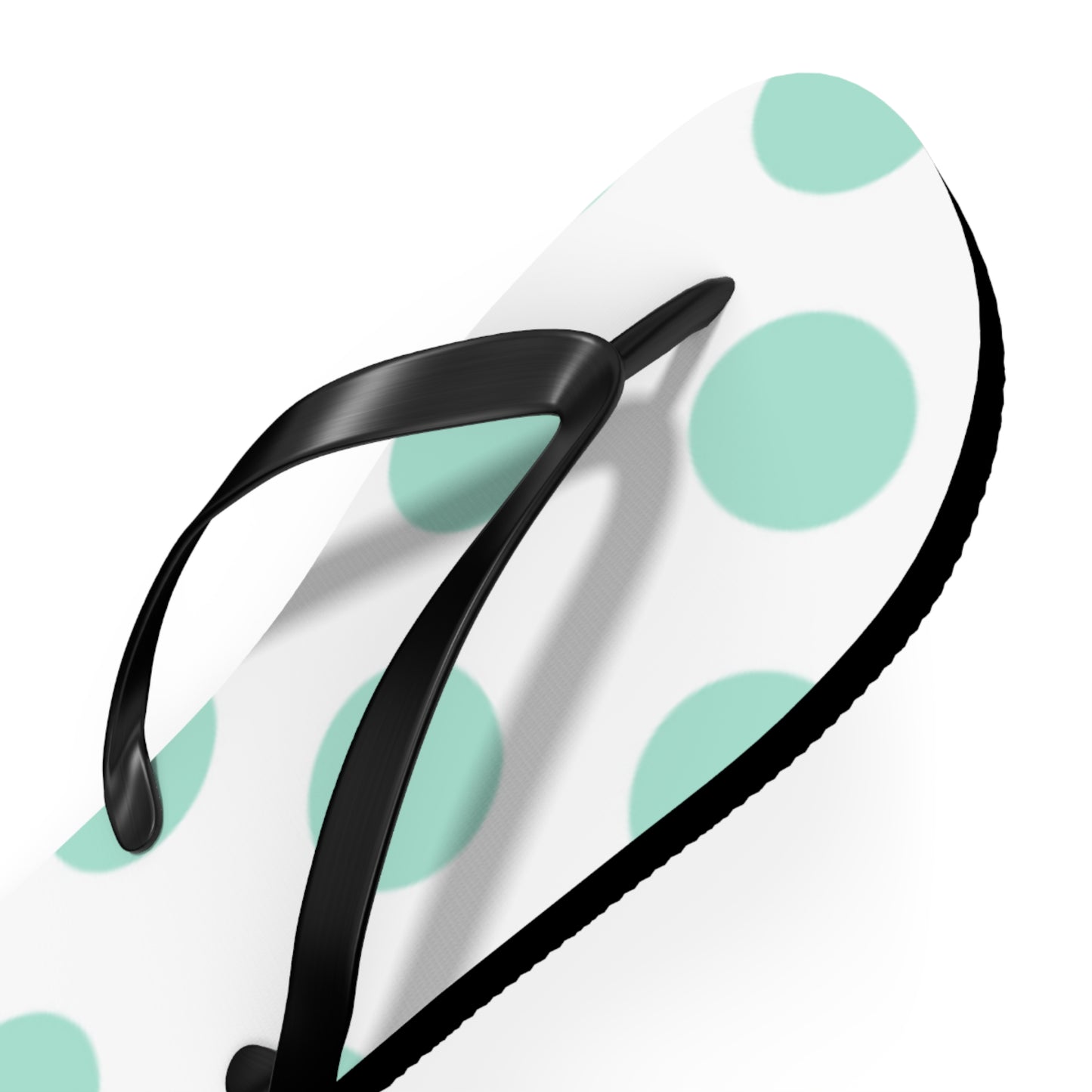 Mint Dot Flip Flops for Summer Fun