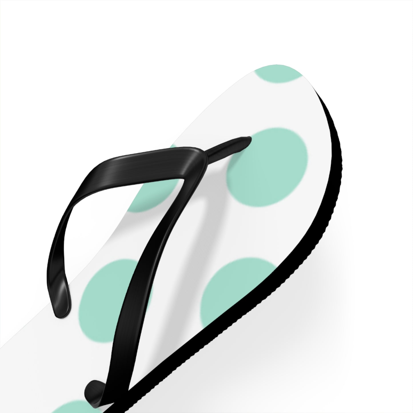 Mint Dot Flip Flops for Summer Fun