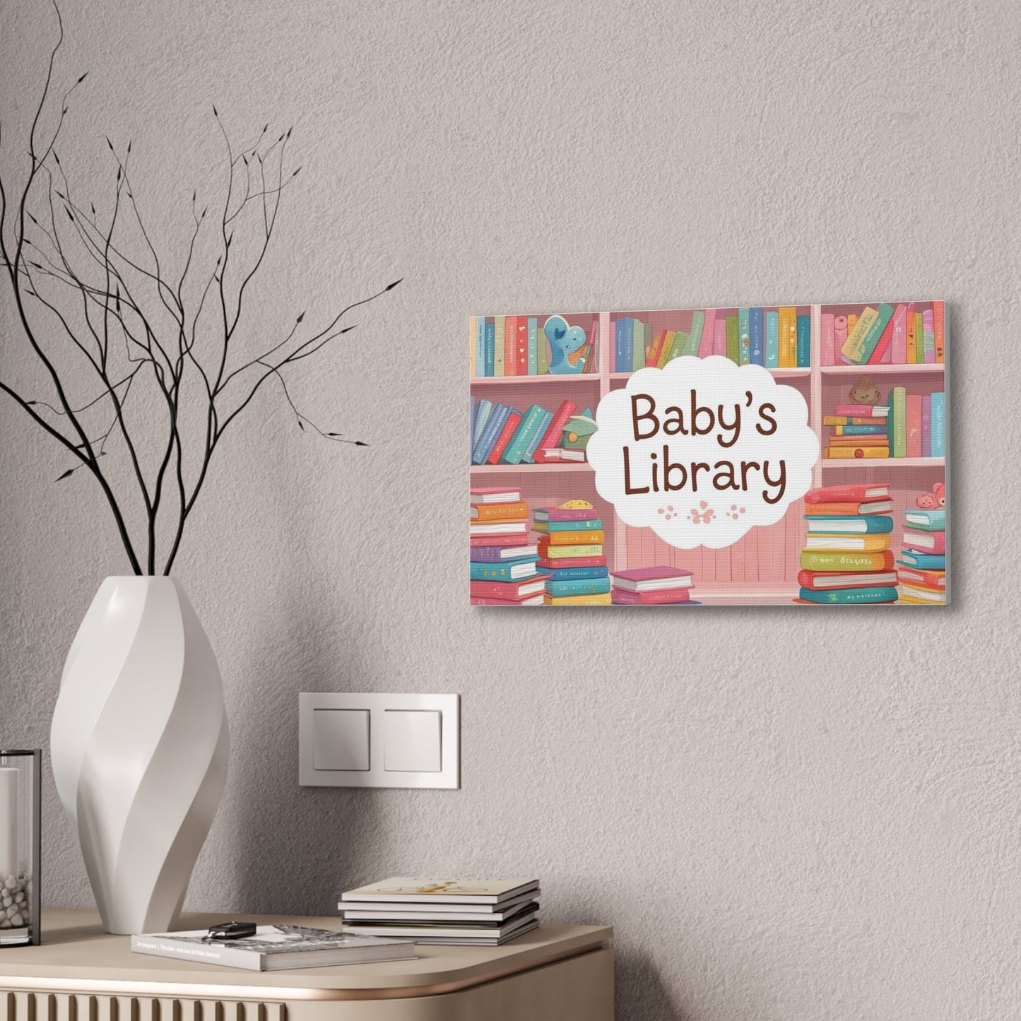 Baby's Library Wall Art