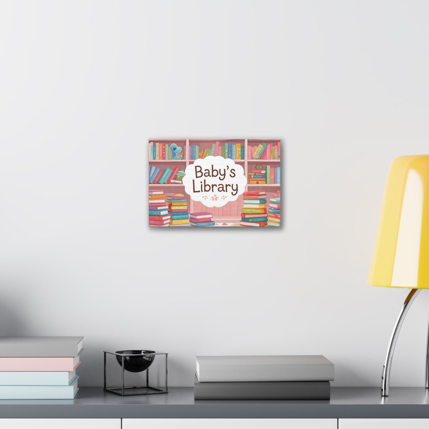 Baby's Library Wall Art