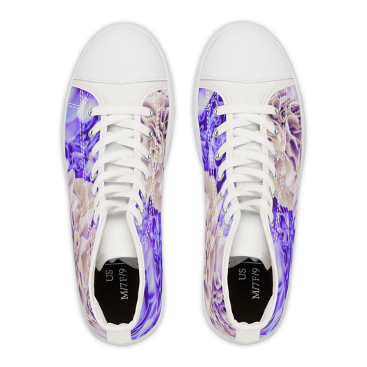 Floral High Top Sneakers for Women - Stylish & Chic