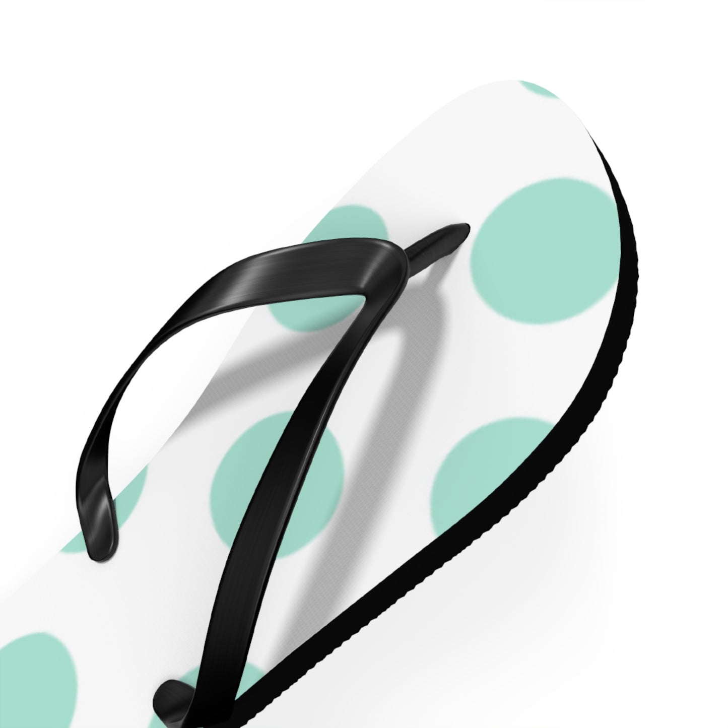 Mint Dot Flip Flops for Summer Fun