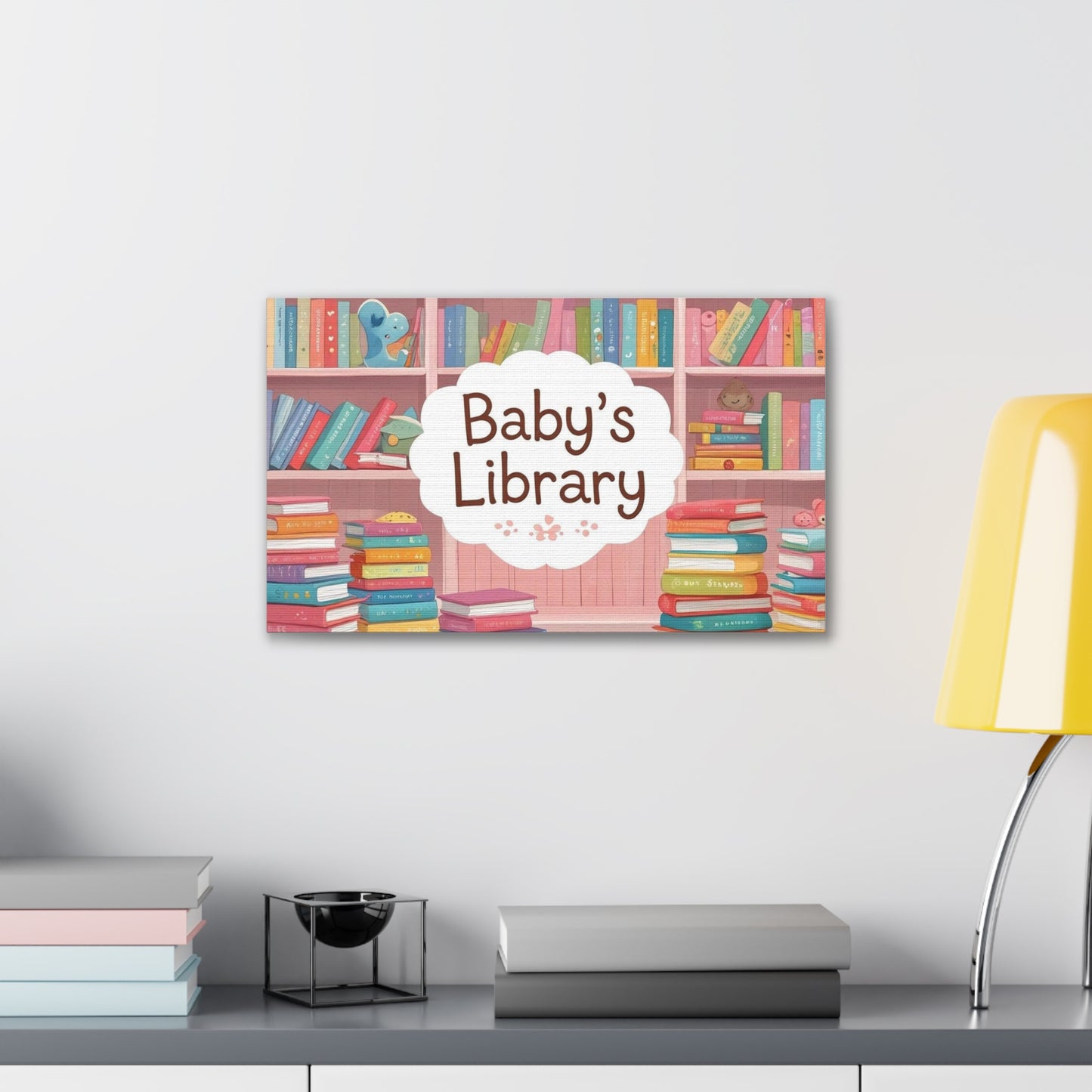 Baby's Library Wall Art
