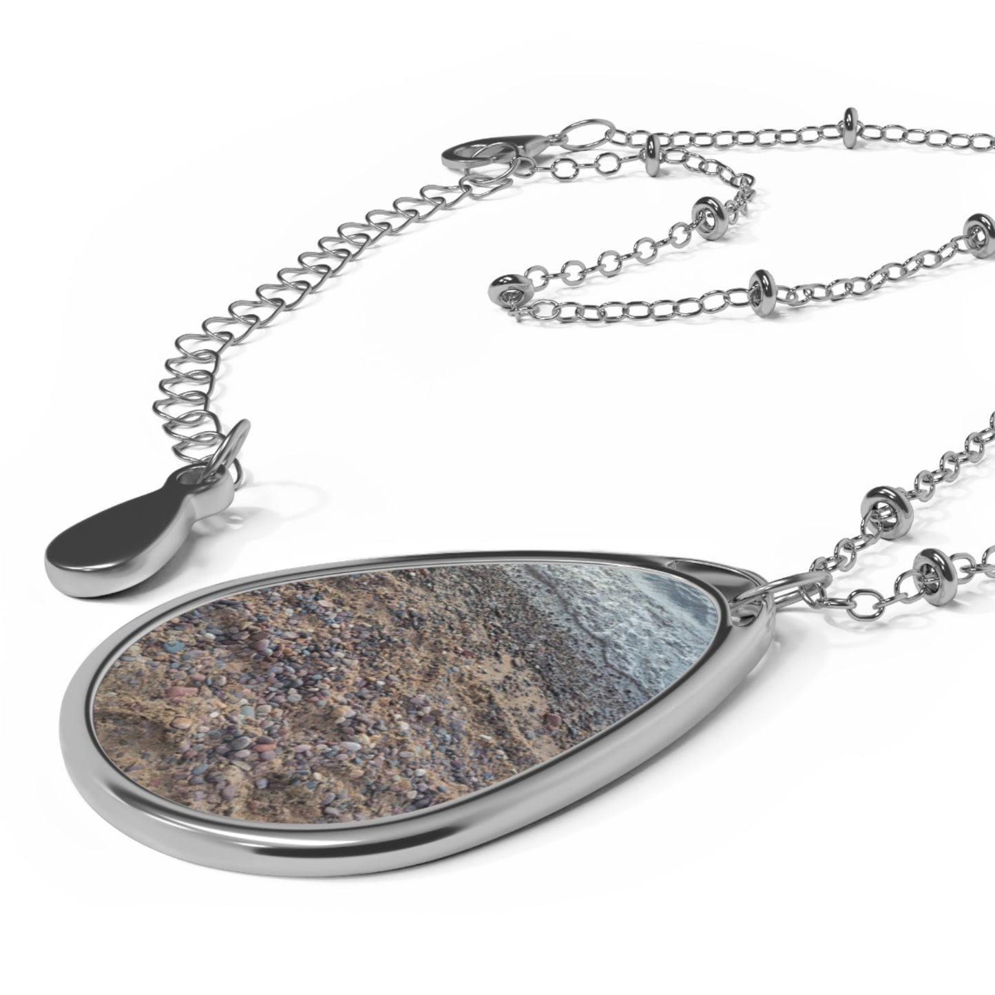 Natural Elegance Oval Necklace