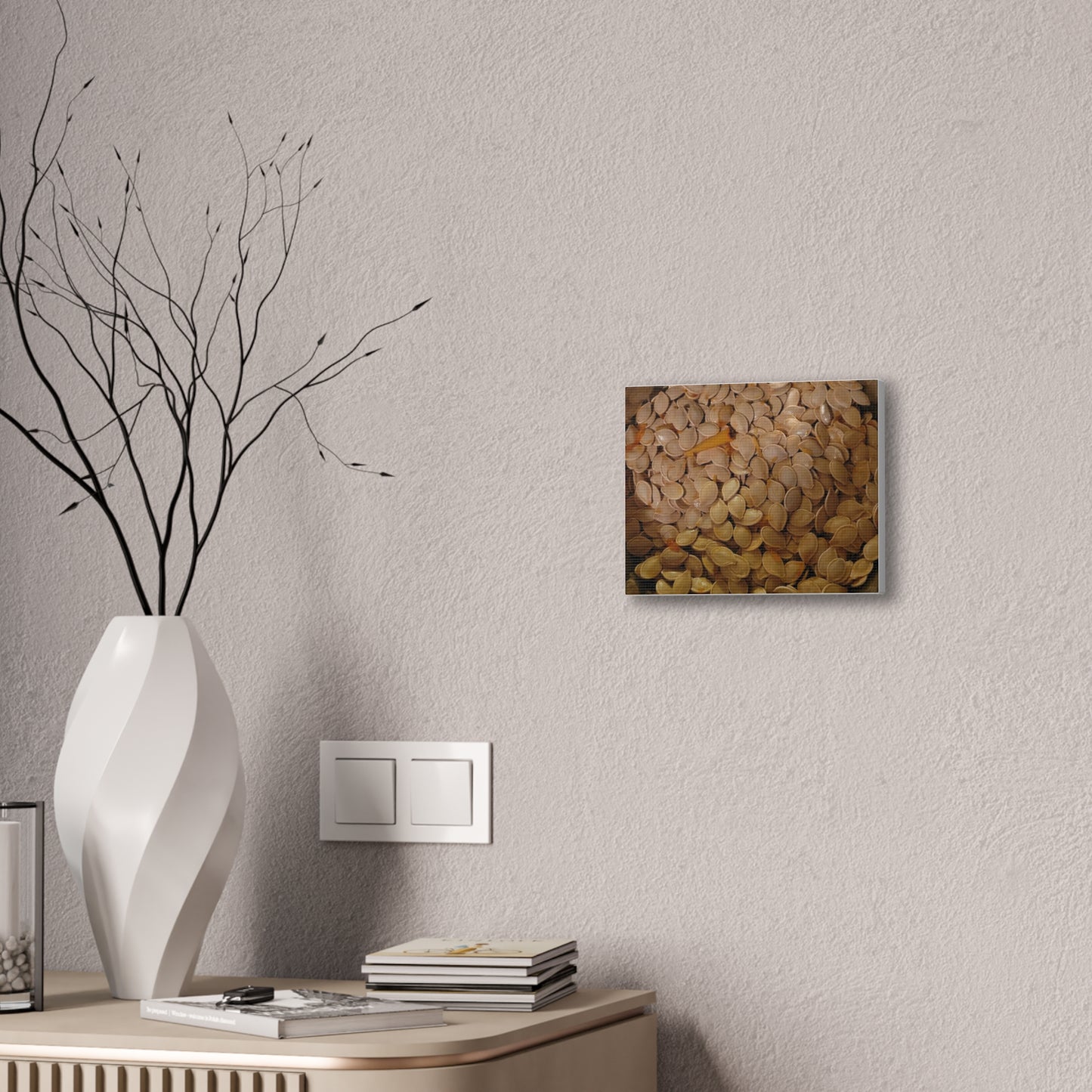 Pumpkin Seeds - Canvas Stretched, 0.75"