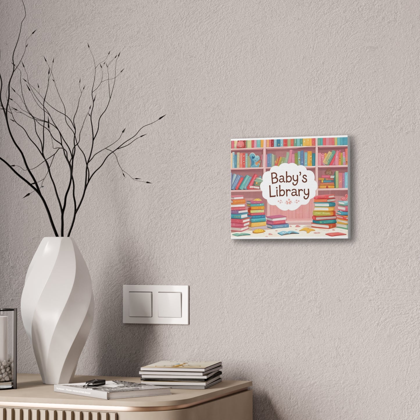 Baby's Library Wall Art