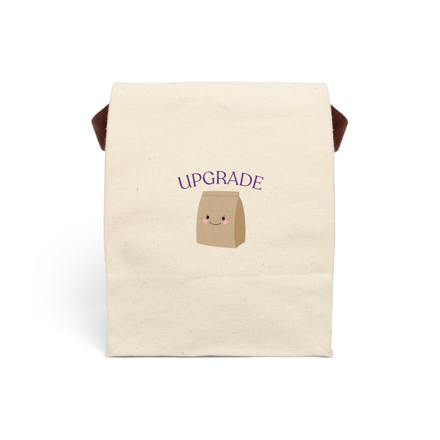 Cute Canvas Lunch Bag - Upgrade Design for Kids & Adults