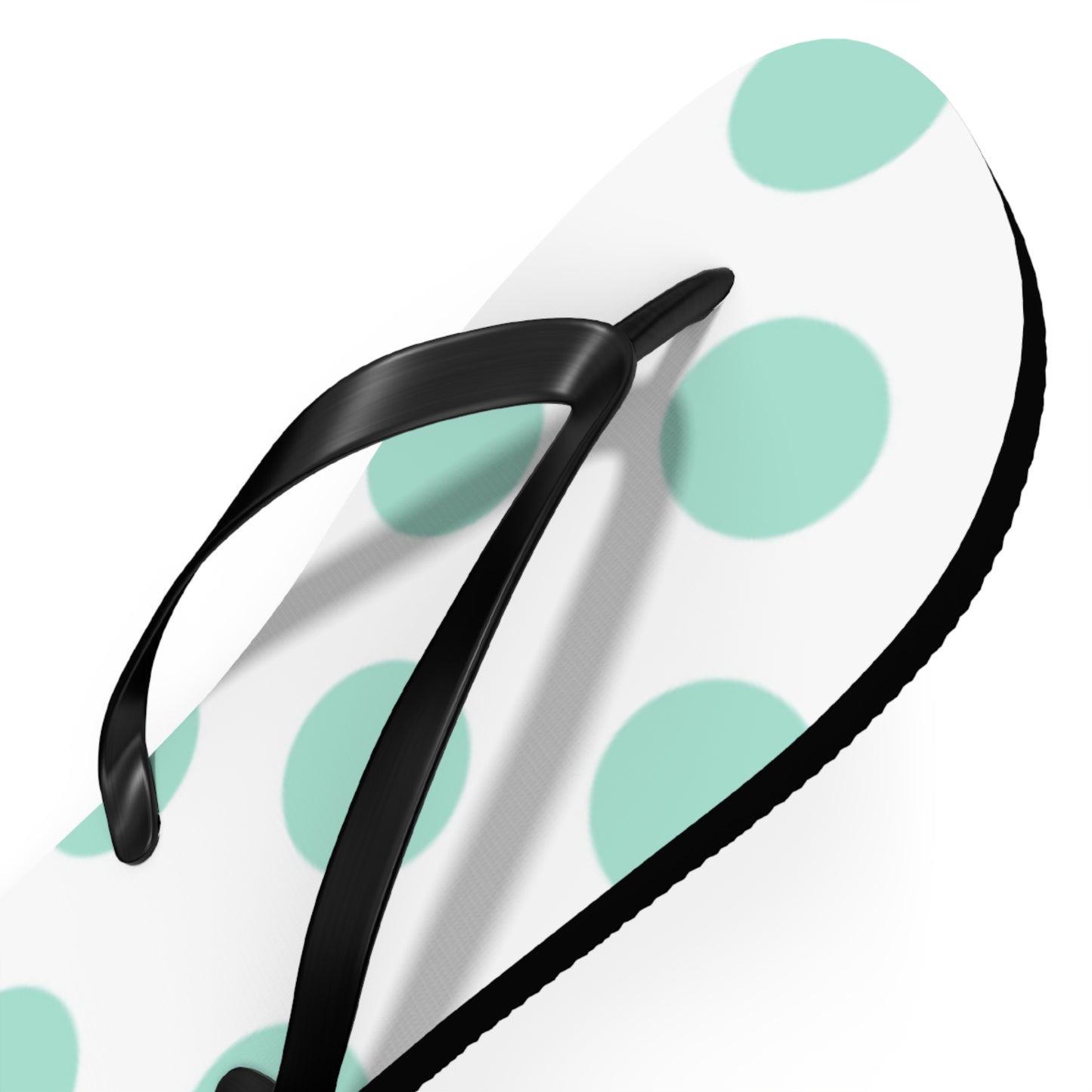 Mint Dot Flip Flops for Summer Fun