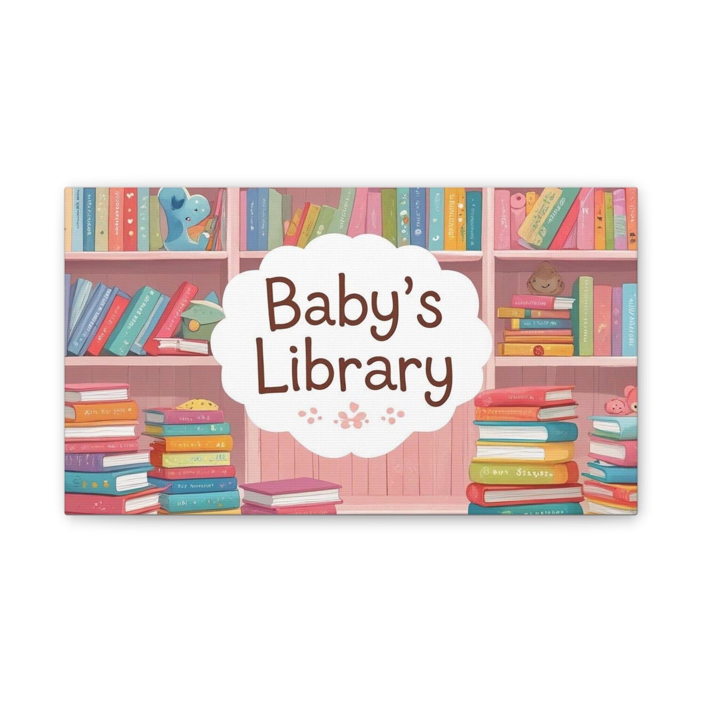 Baby's Library Wall Art