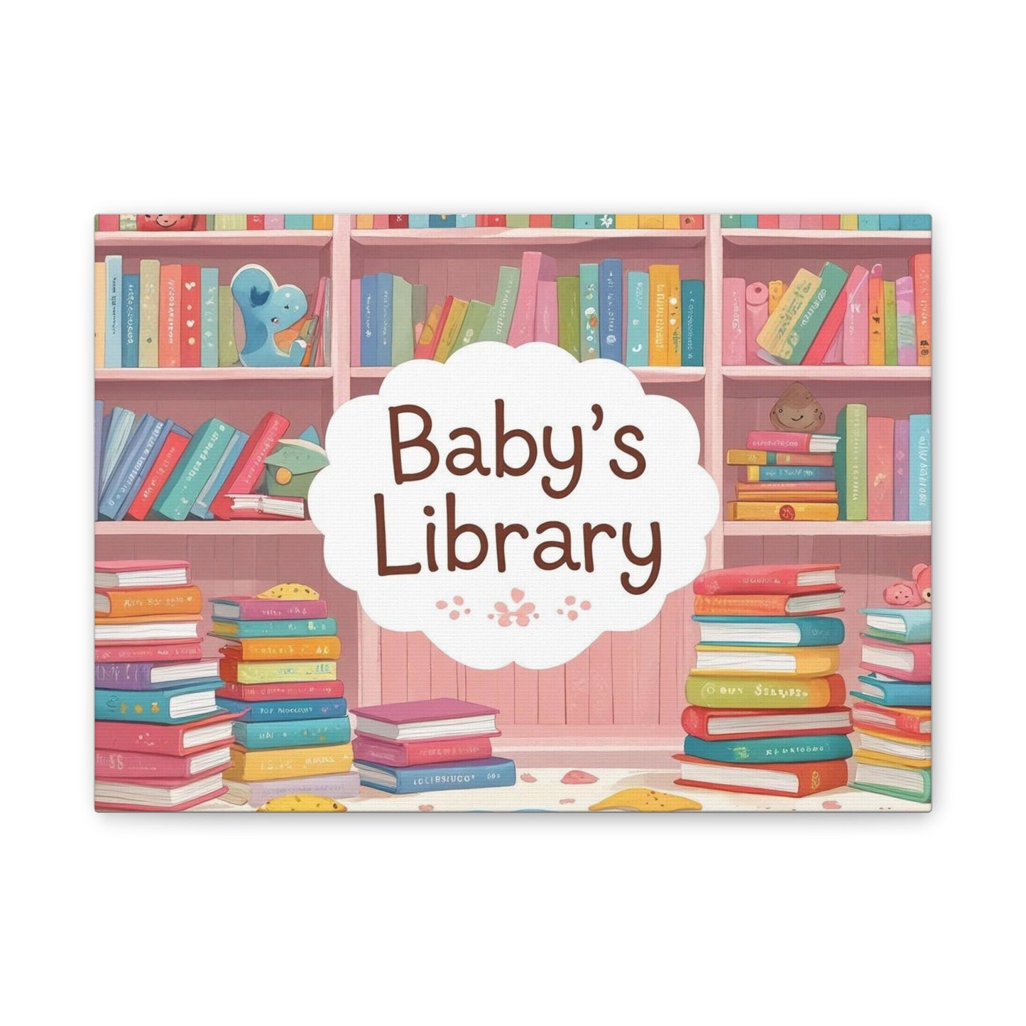 Baby's Library Wall Art
