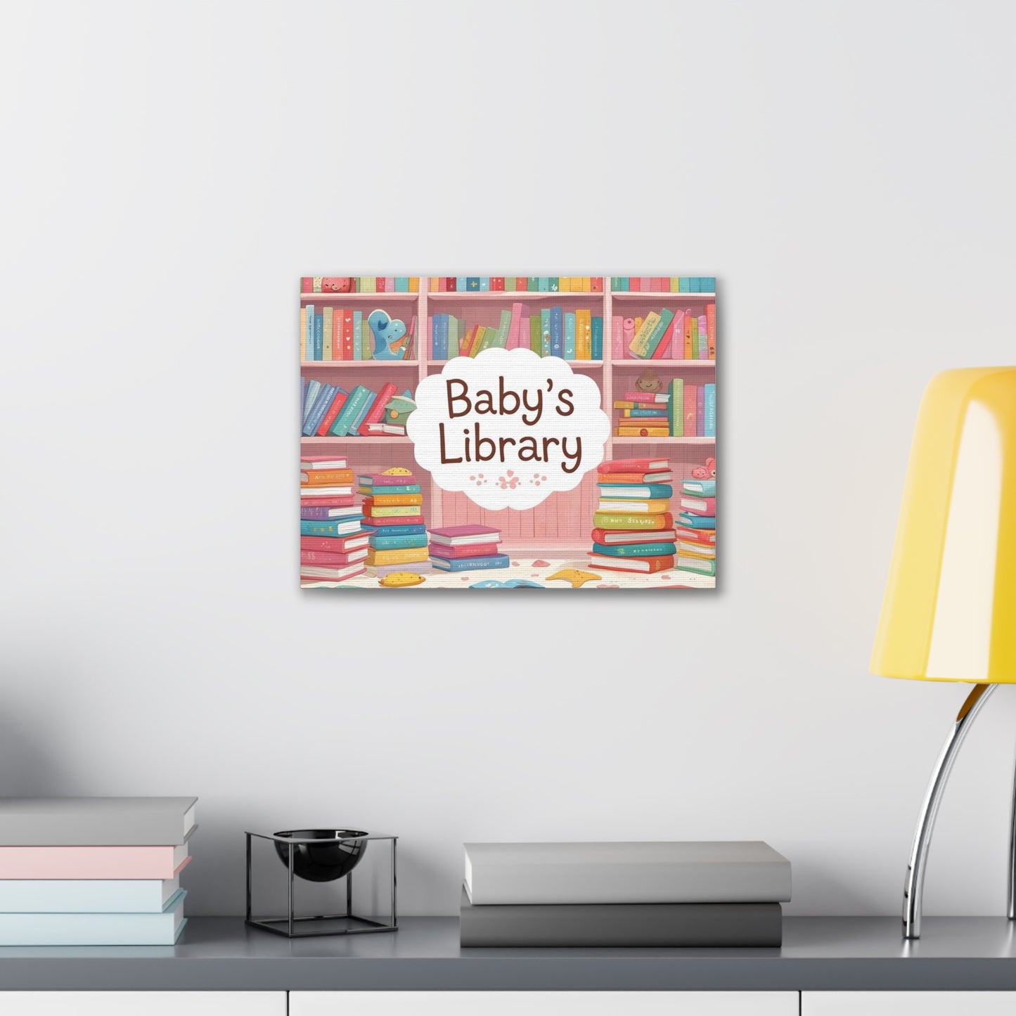 Baby's Library Wall Art