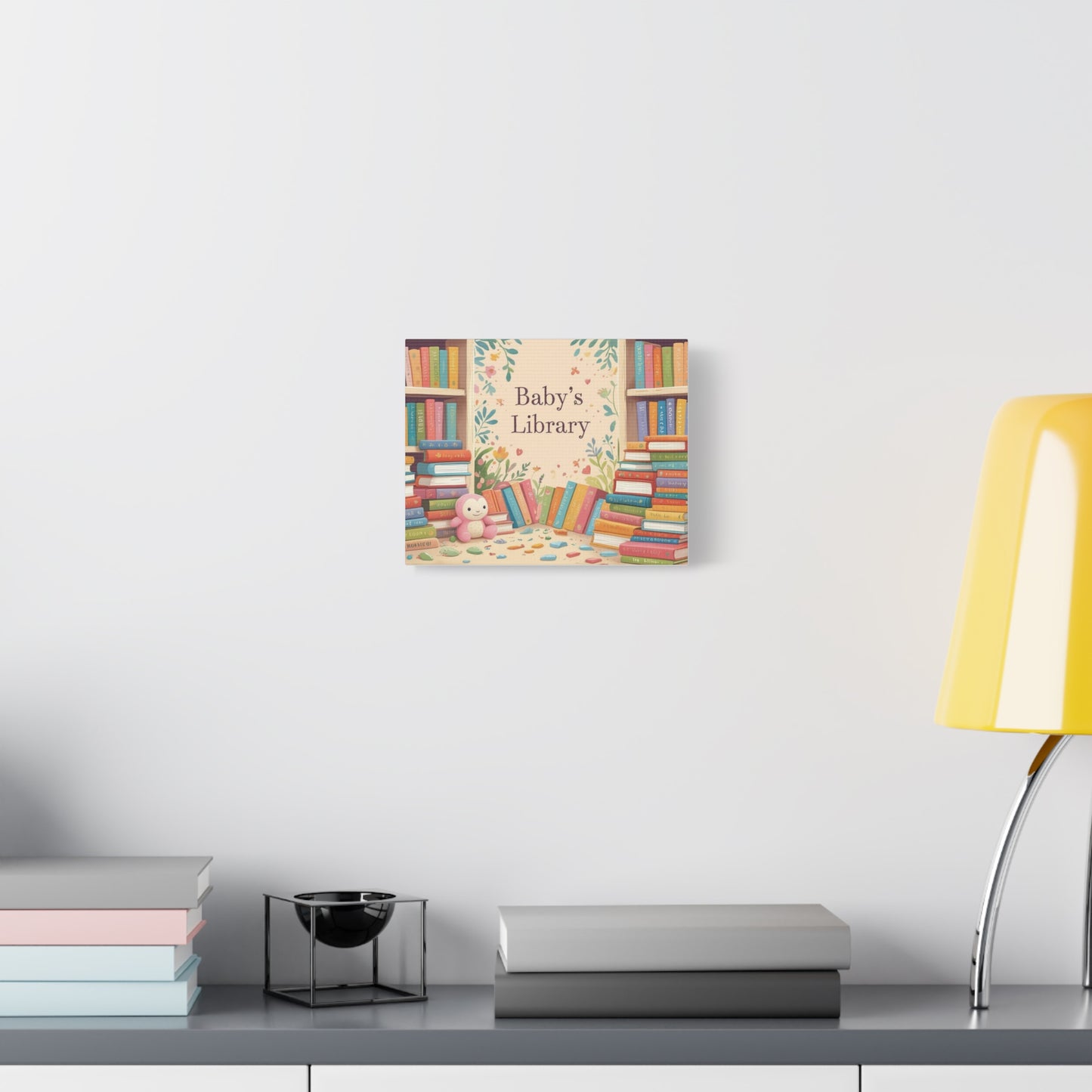 Baby's Library Canvas