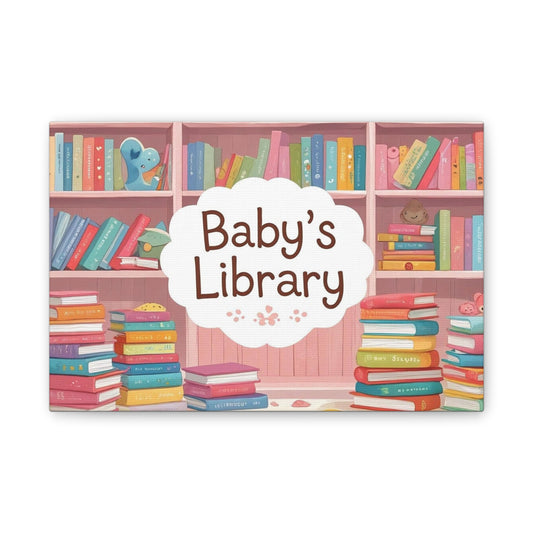 Baby's Library Wall Art