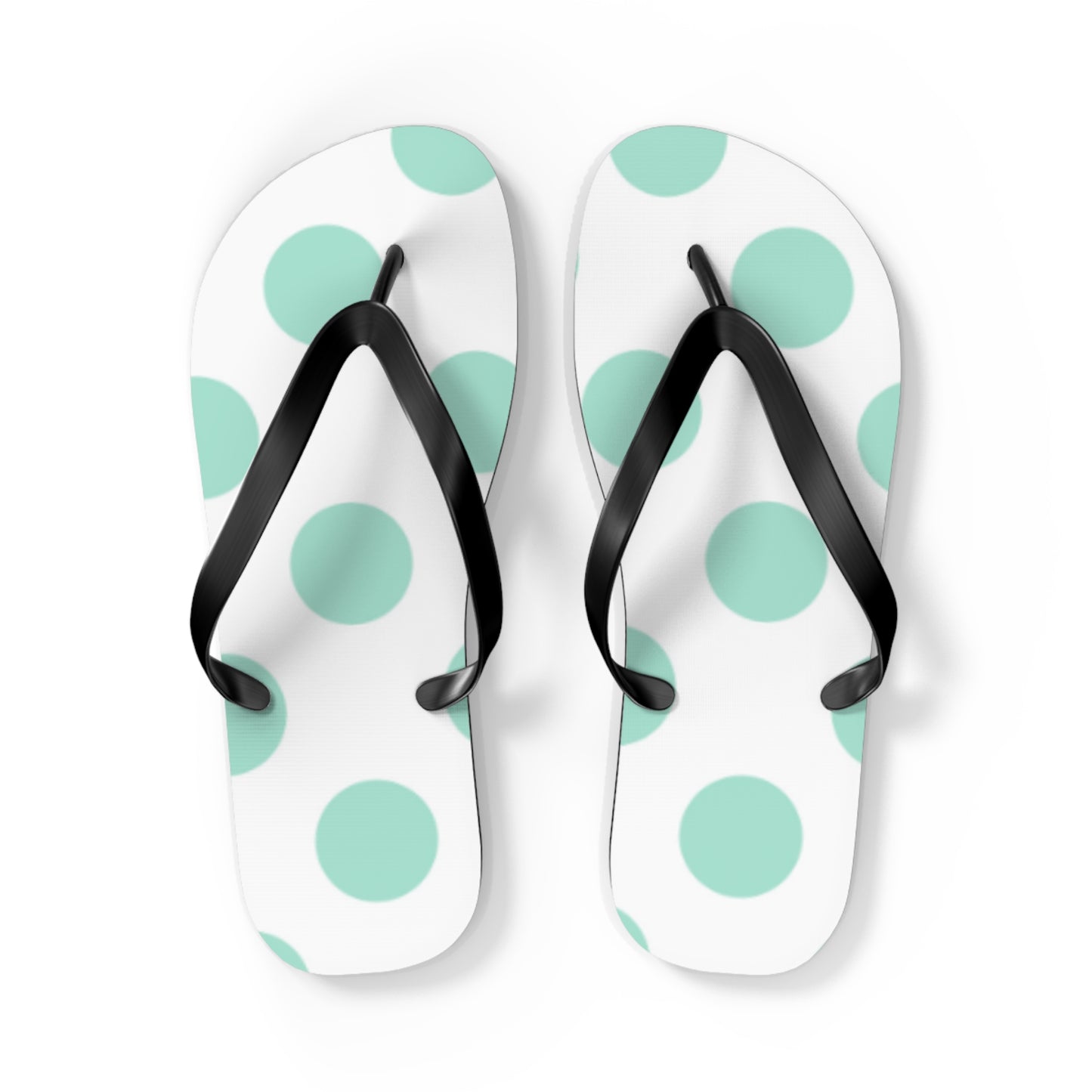 Mint Dot Flip Flops for Summer Fun