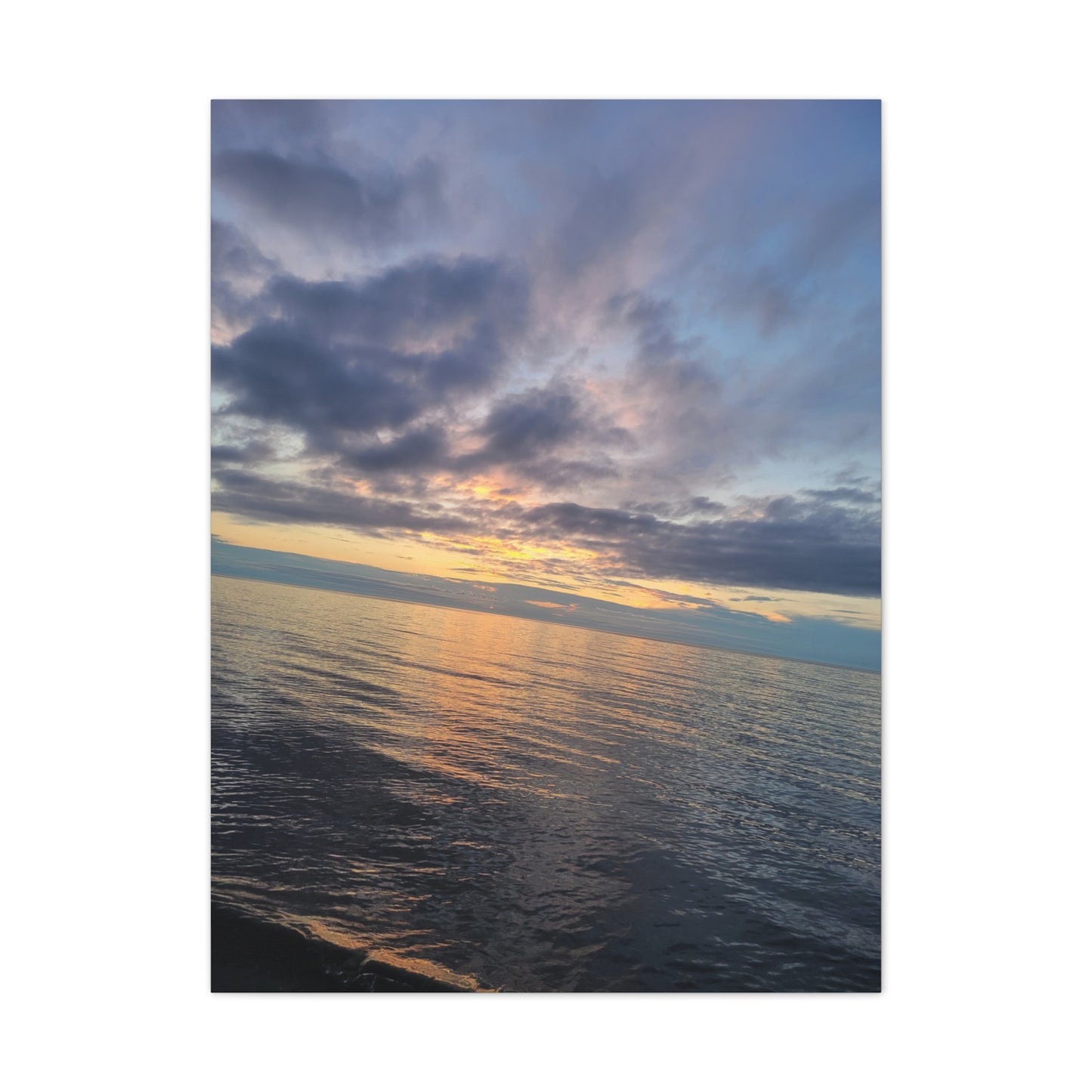 Lake Superior Canvas Stretched
