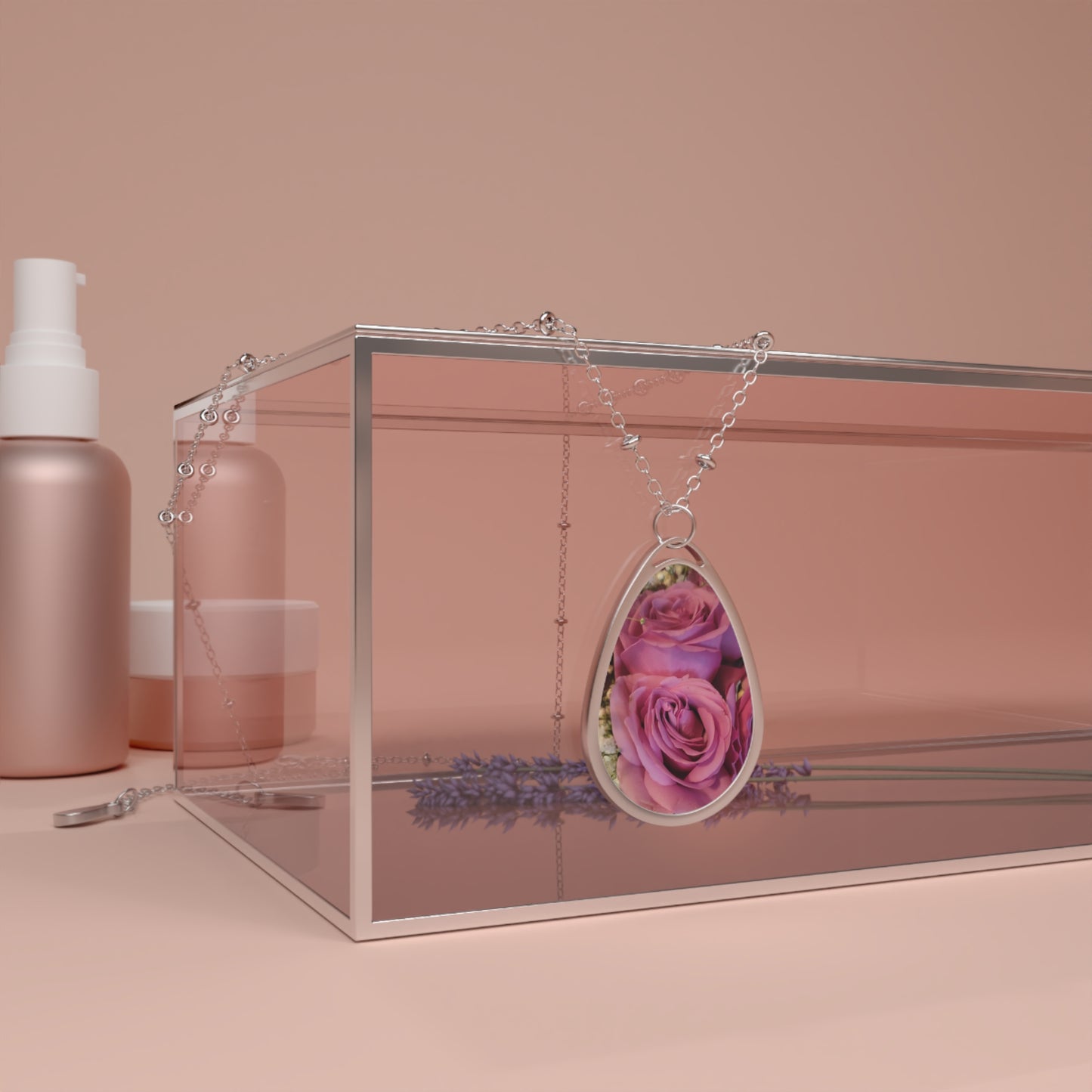 Rose Oval Elegance Necklace