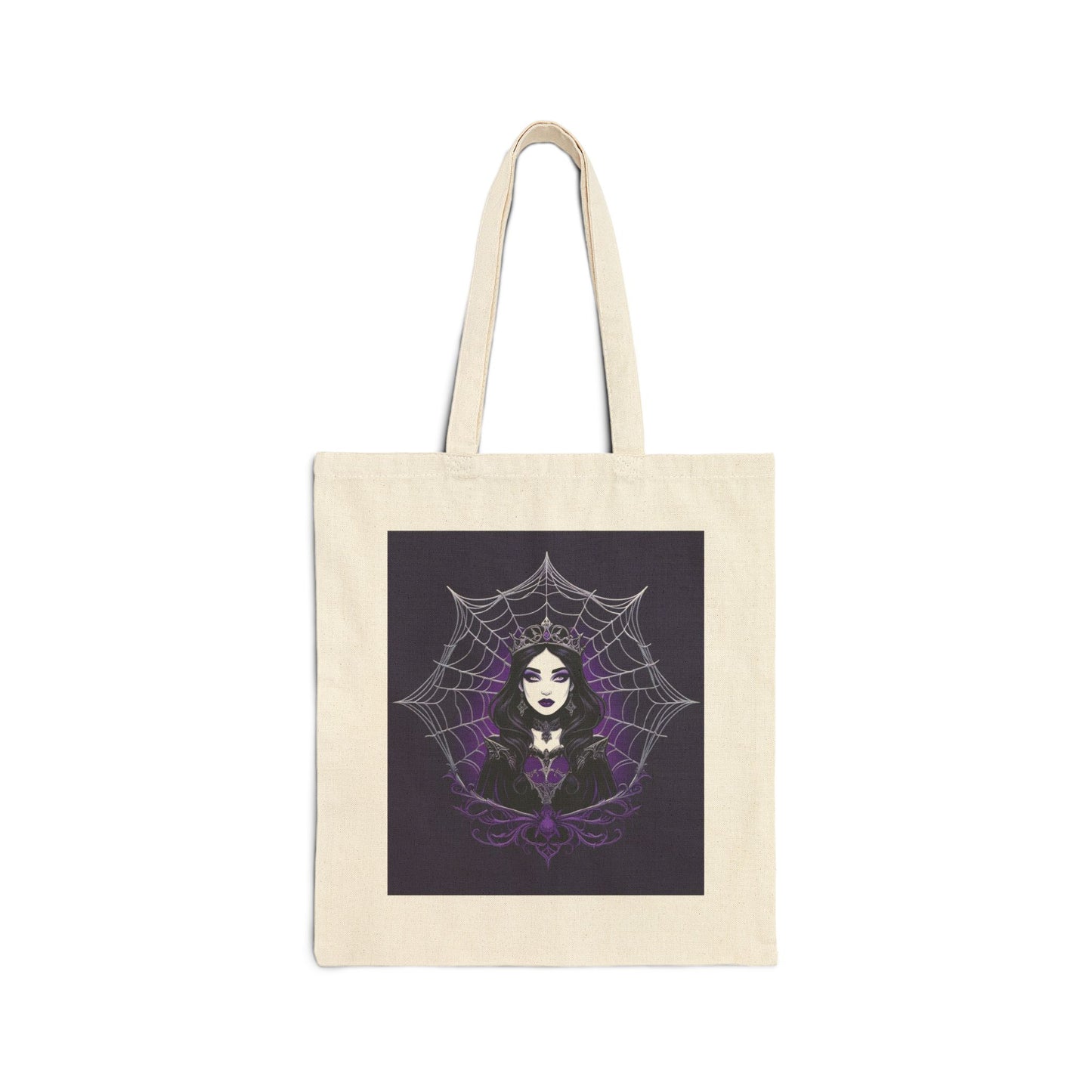 Gothic Spiderweb Tote Bag - Perfect for Halloween and Everyday Use