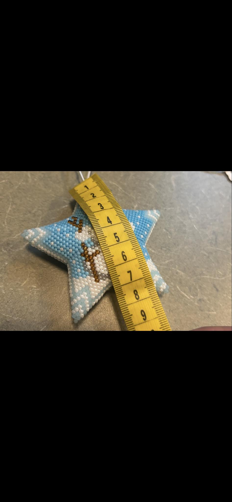 Snowman Star Ornament