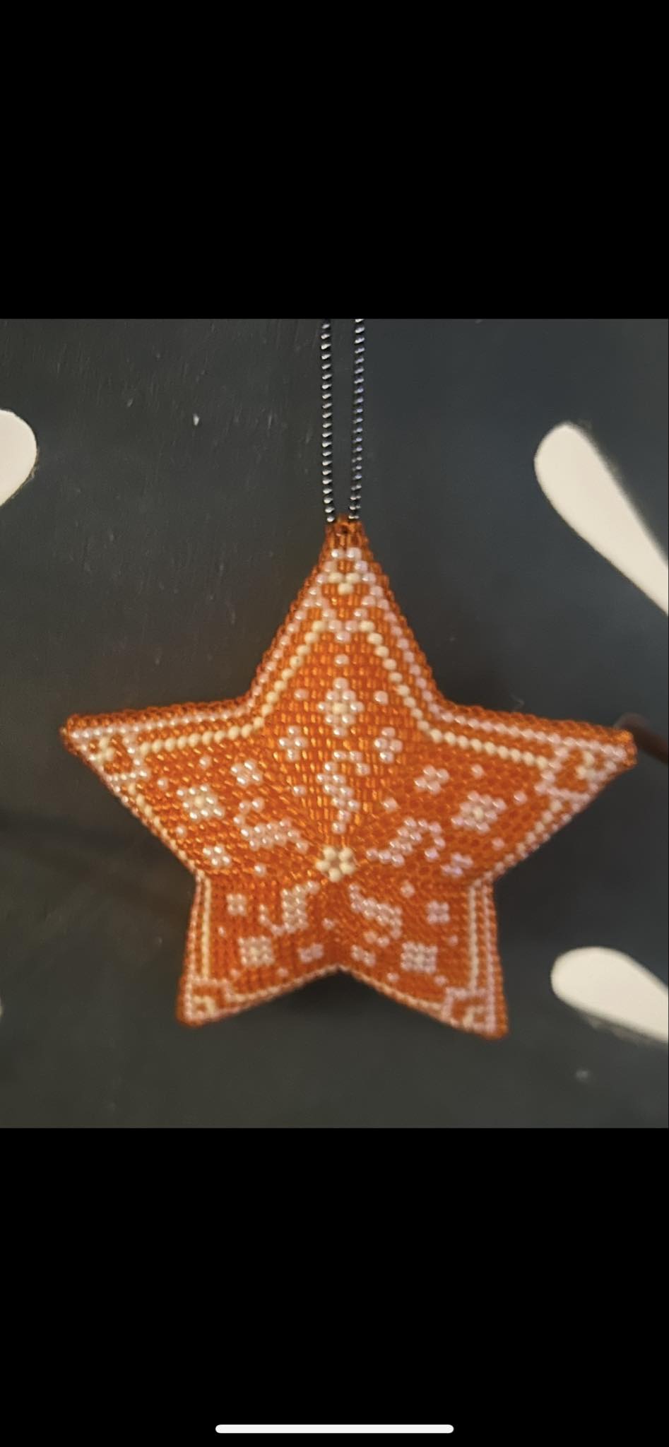 Clockwork Bead Star Ornament
