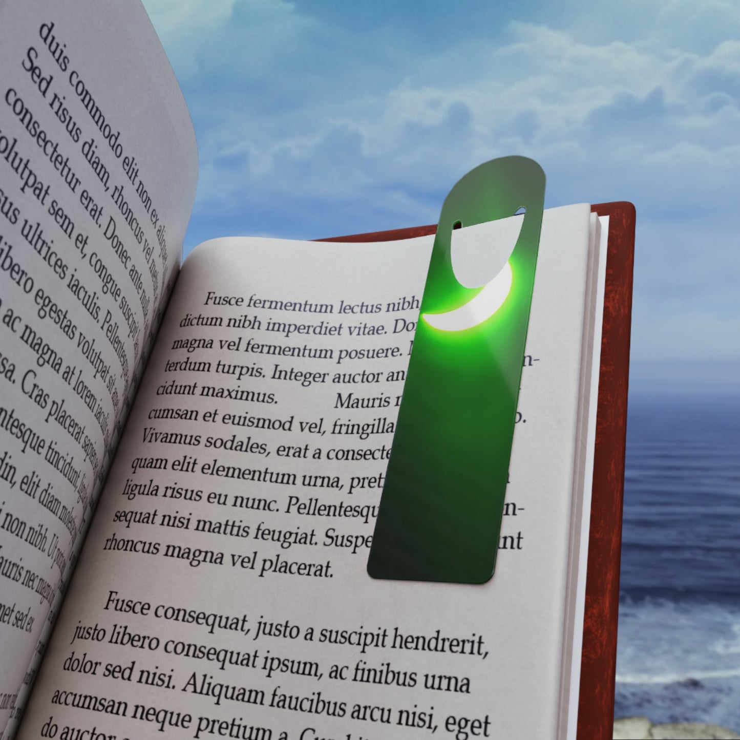 Neon Eclipse Bookmark