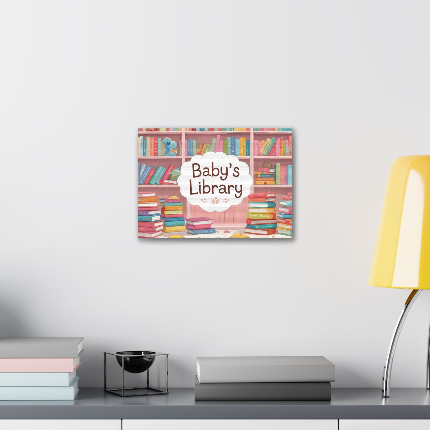 Baby's Library Wall Art