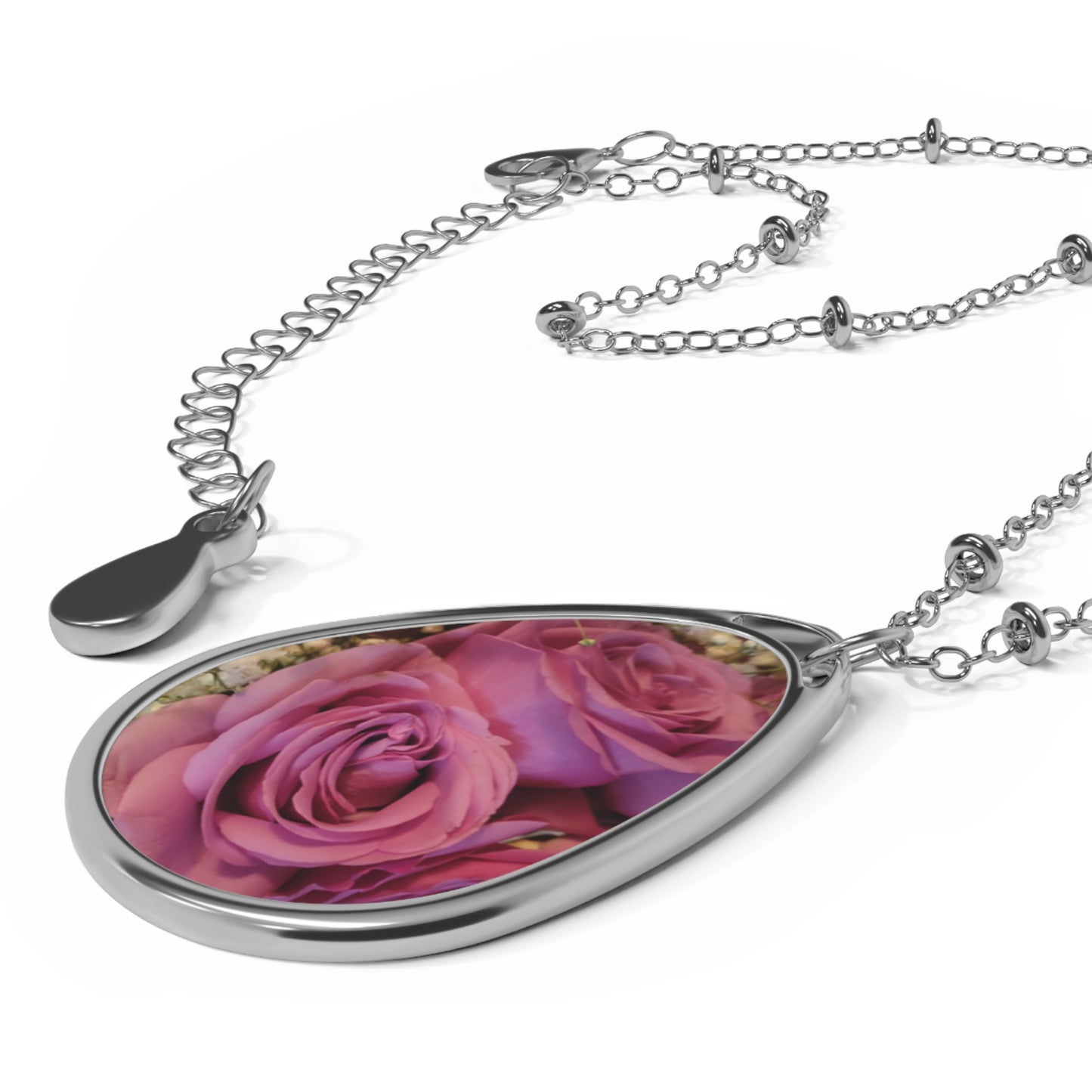 Rose Oval Elegance Necklace