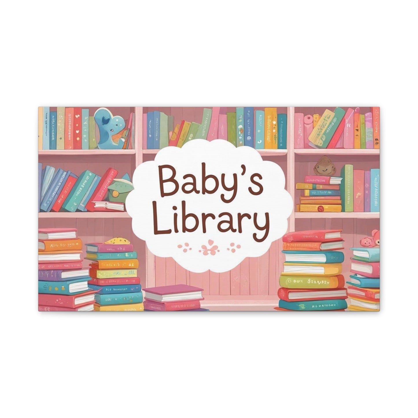 Baby's Library Wall Art