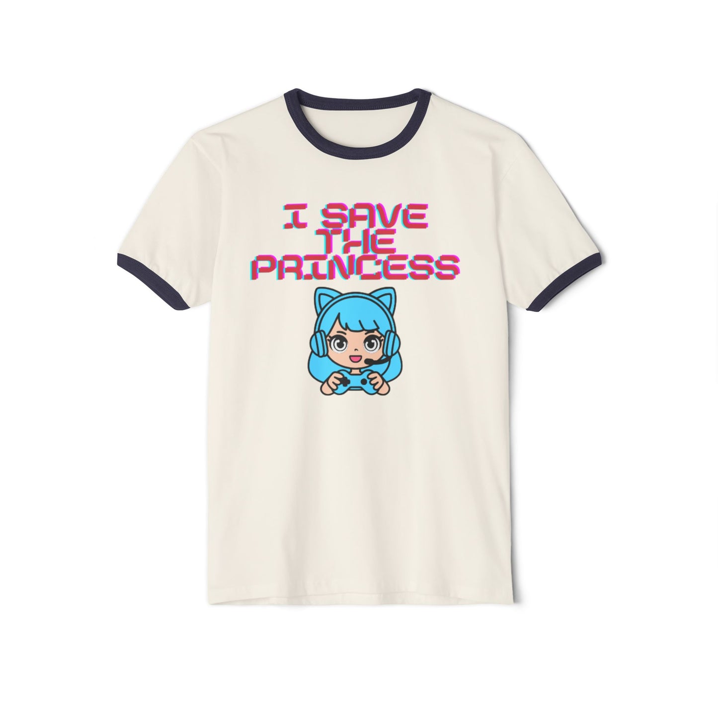 Playful Gamer Girl Ringer Tee