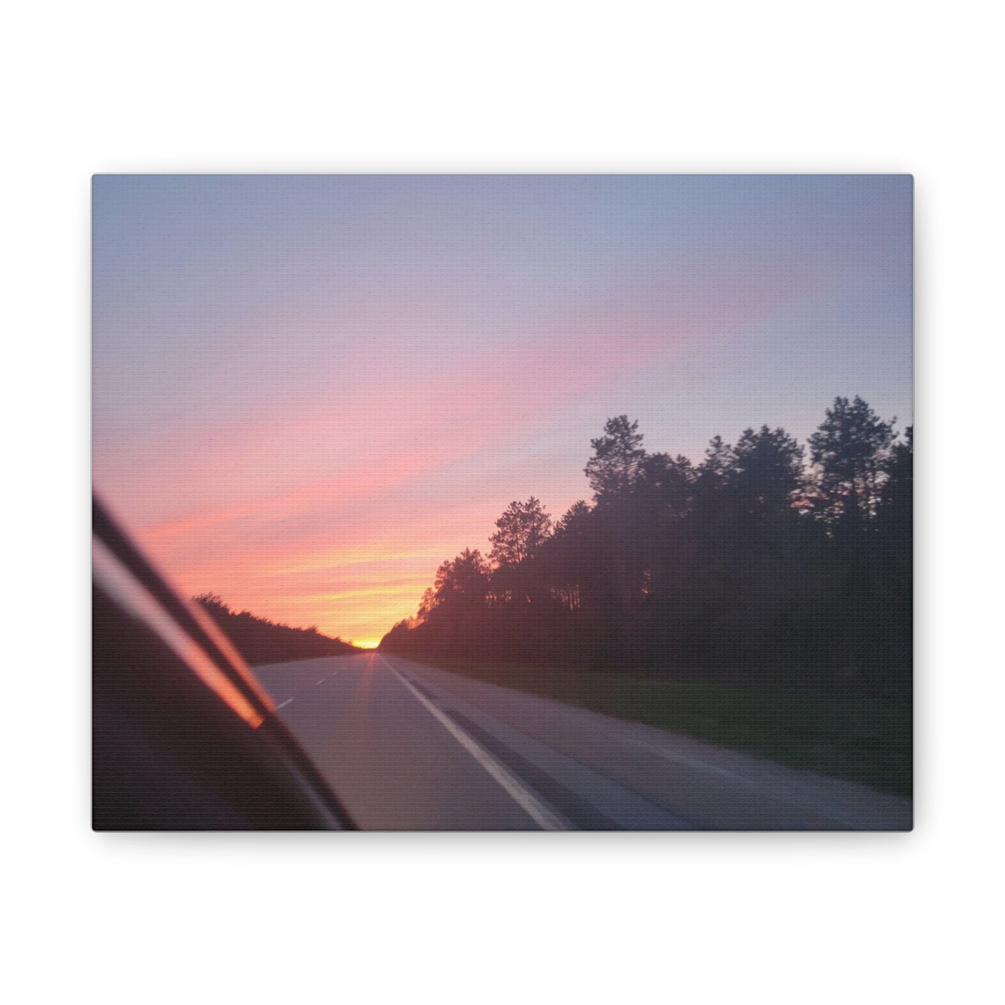 Road Trip Canvas Stretched