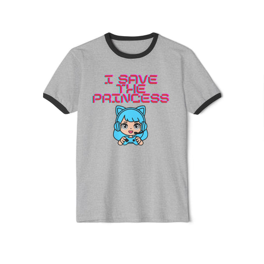 Playful Gamer Girl Ringer Tee