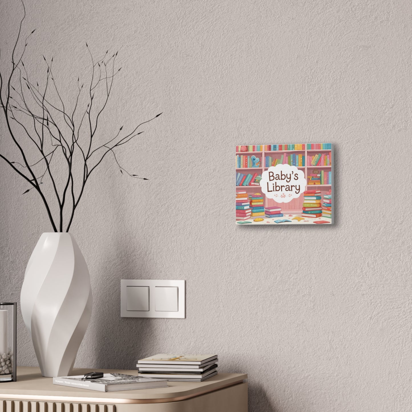 Baby's Library Wall Art