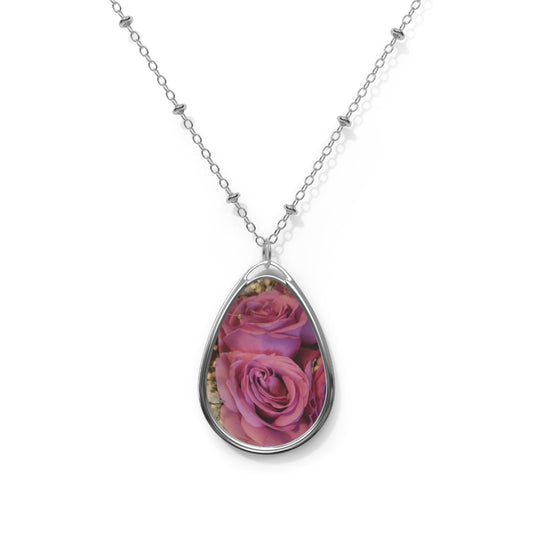 Rose Oval Elegance Necklace