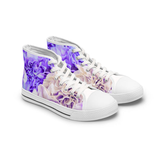 Floral High Top Sneakers for Women - Stylish & Chic