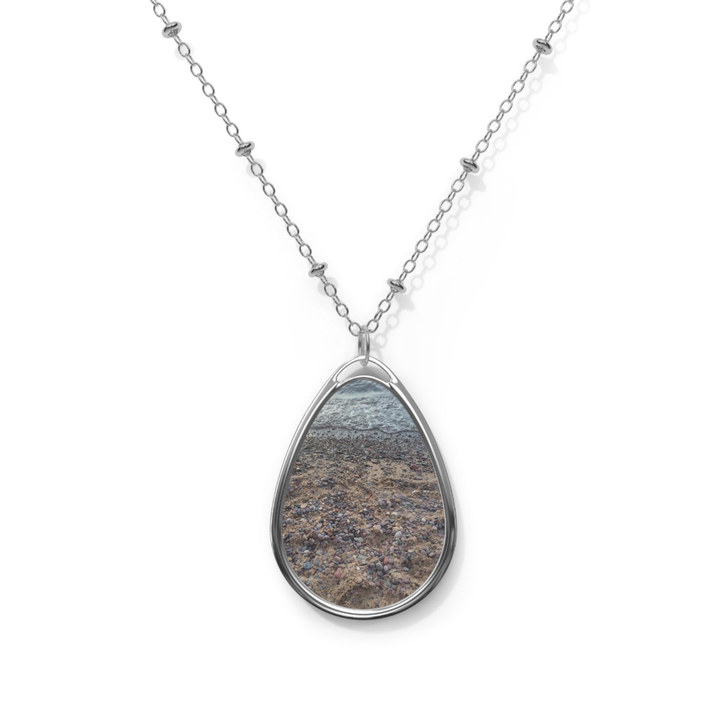 Natural Elegance Oval Necklace