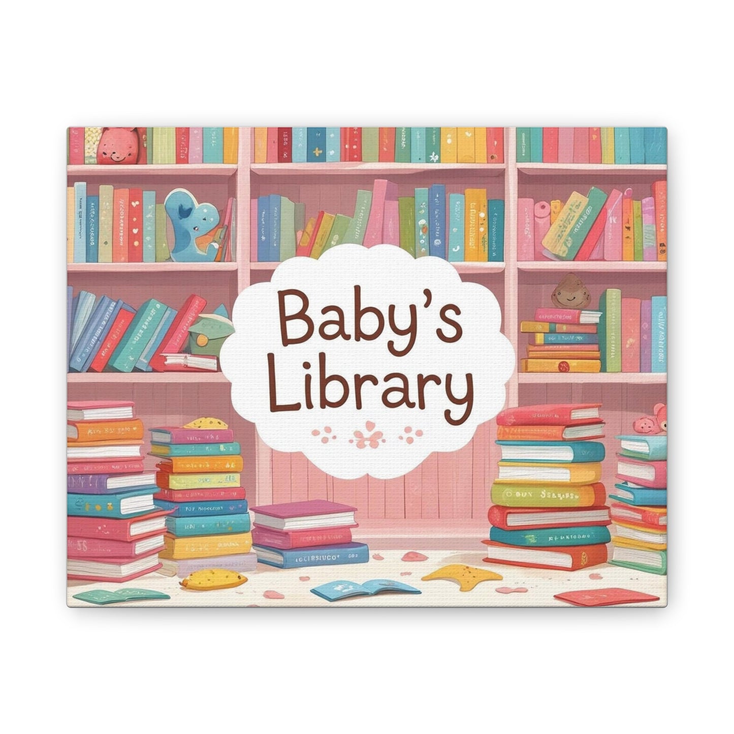 Baby's Library Wall Art