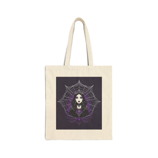 Gothic Spiderweb Tote Bag - Perfect for Halloween and Everyday Use
