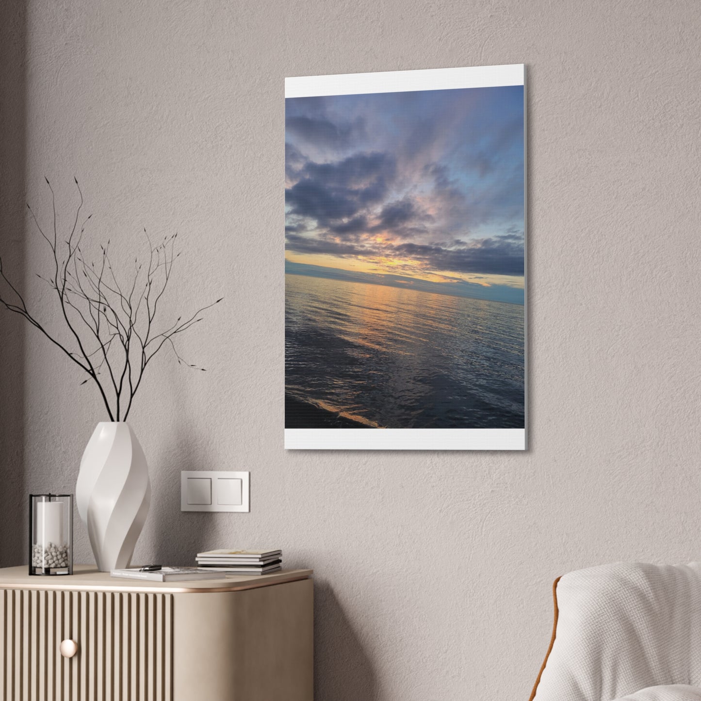 Lake Superior Canvas Stretched