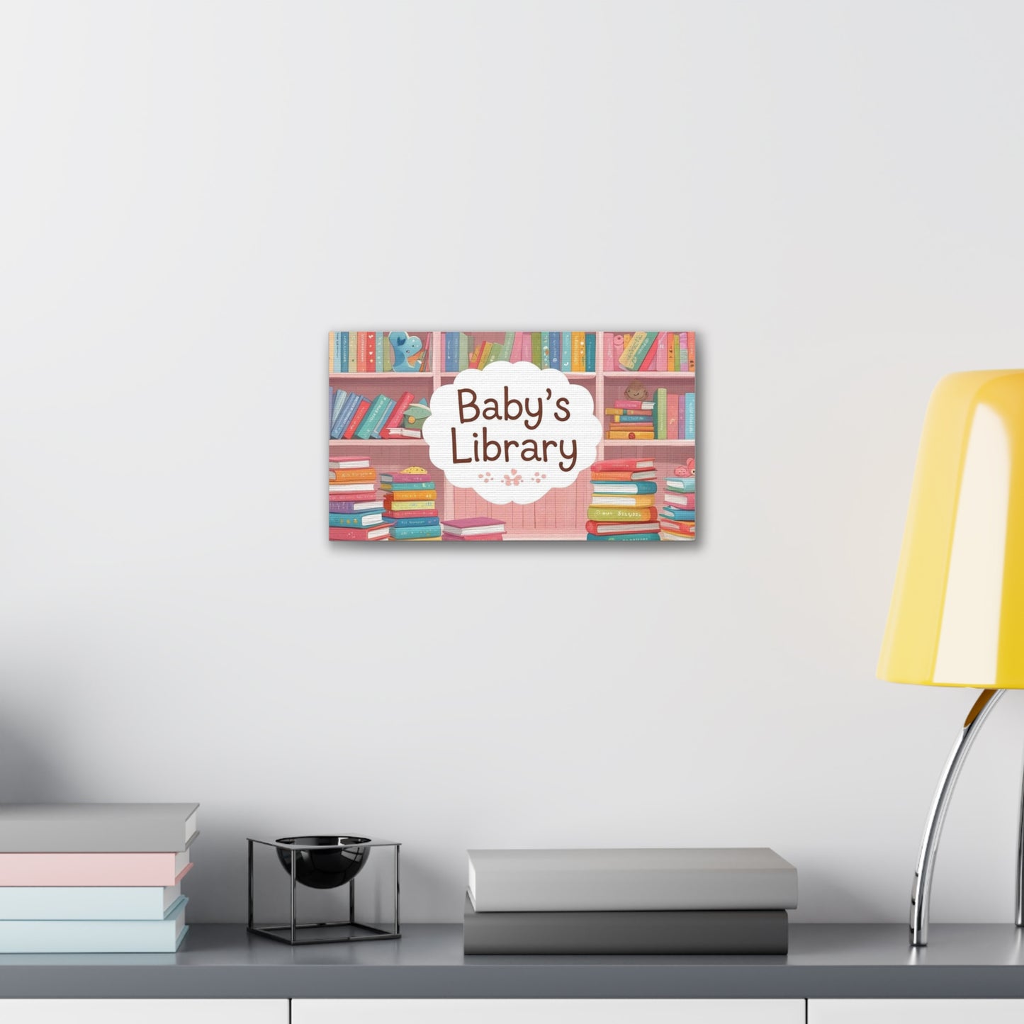 Baby's Library Wall Art