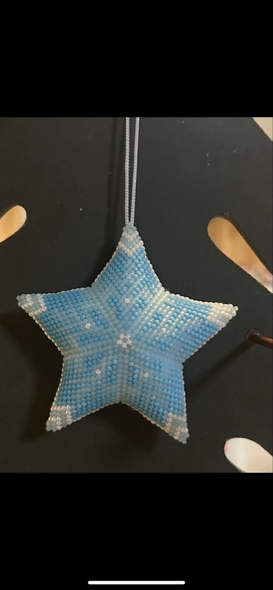 Snowman Star Ornament