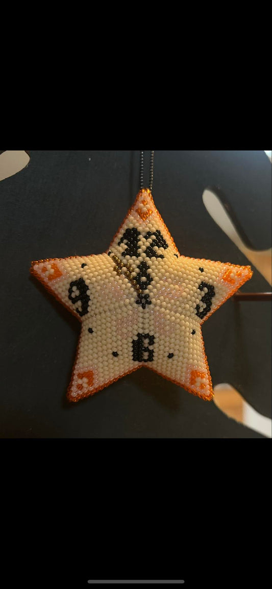 Clockwork Bead Star Ornament