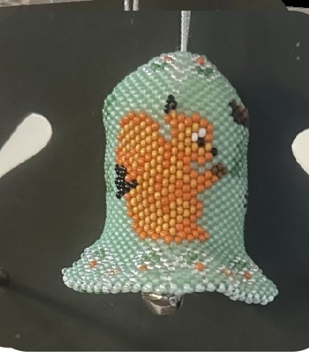 Squirrel Bell Ornament