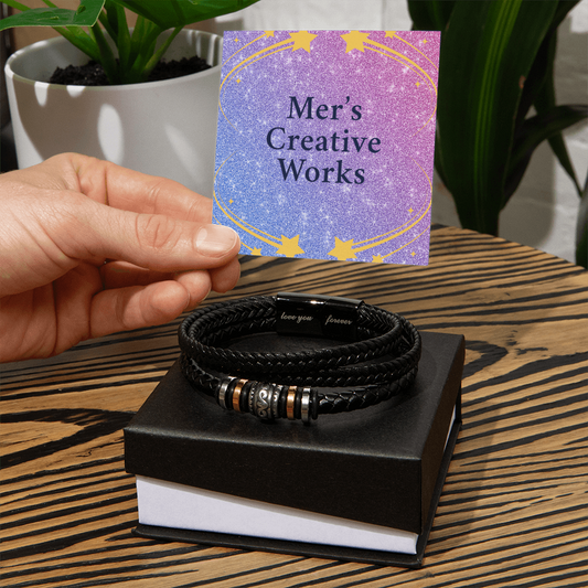 Men's "Love You Forever" Bracelet